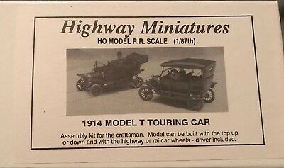 Jordan Products 241 HO Higway Miniatures 1914 Model T Touring Car Kit