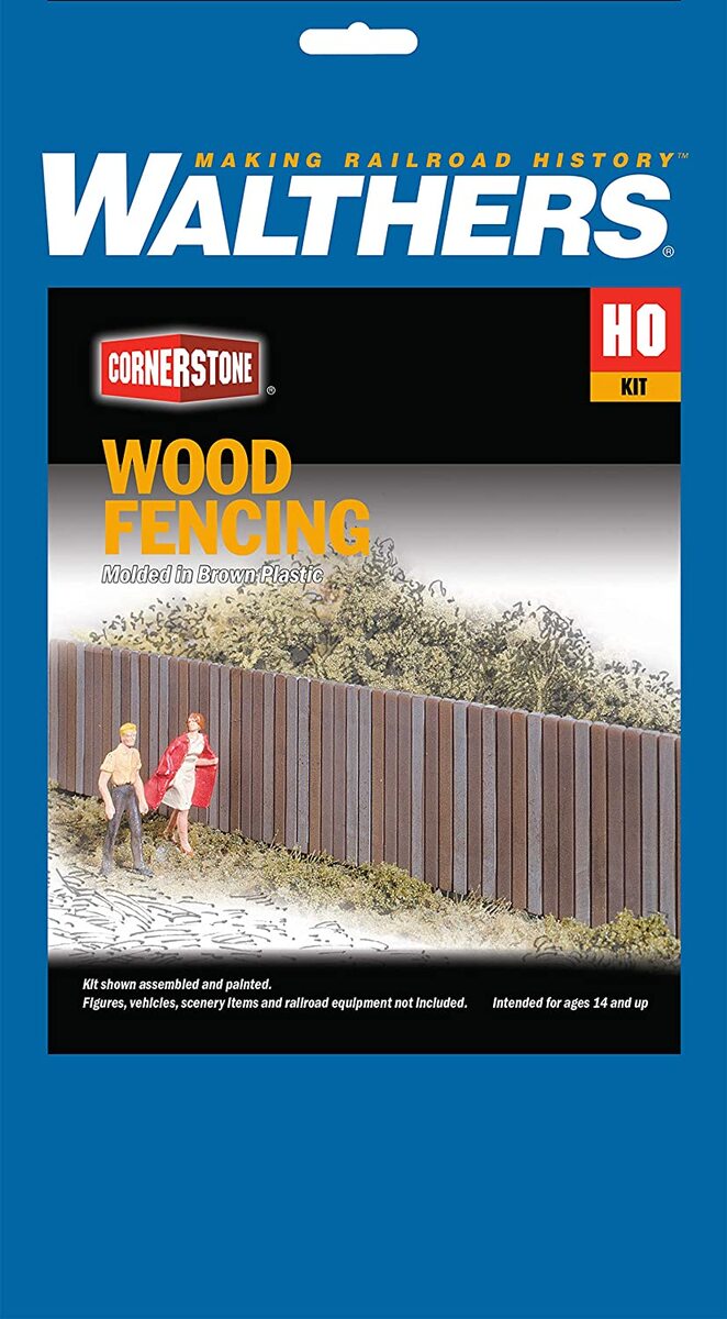 Walthers 993-3521 HO Wood Fencing Buidling Kit