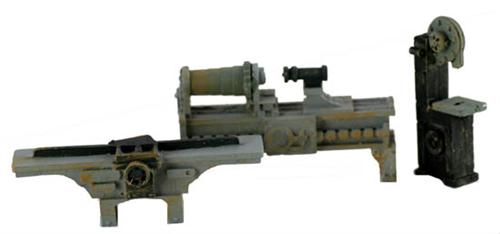 Model Tech Studios D-0187P HO Workshop Machine Pack