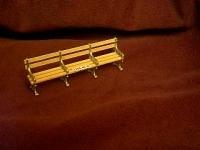Ozak Miniatures 103 G Scale Decoritive Station Bench Kit
