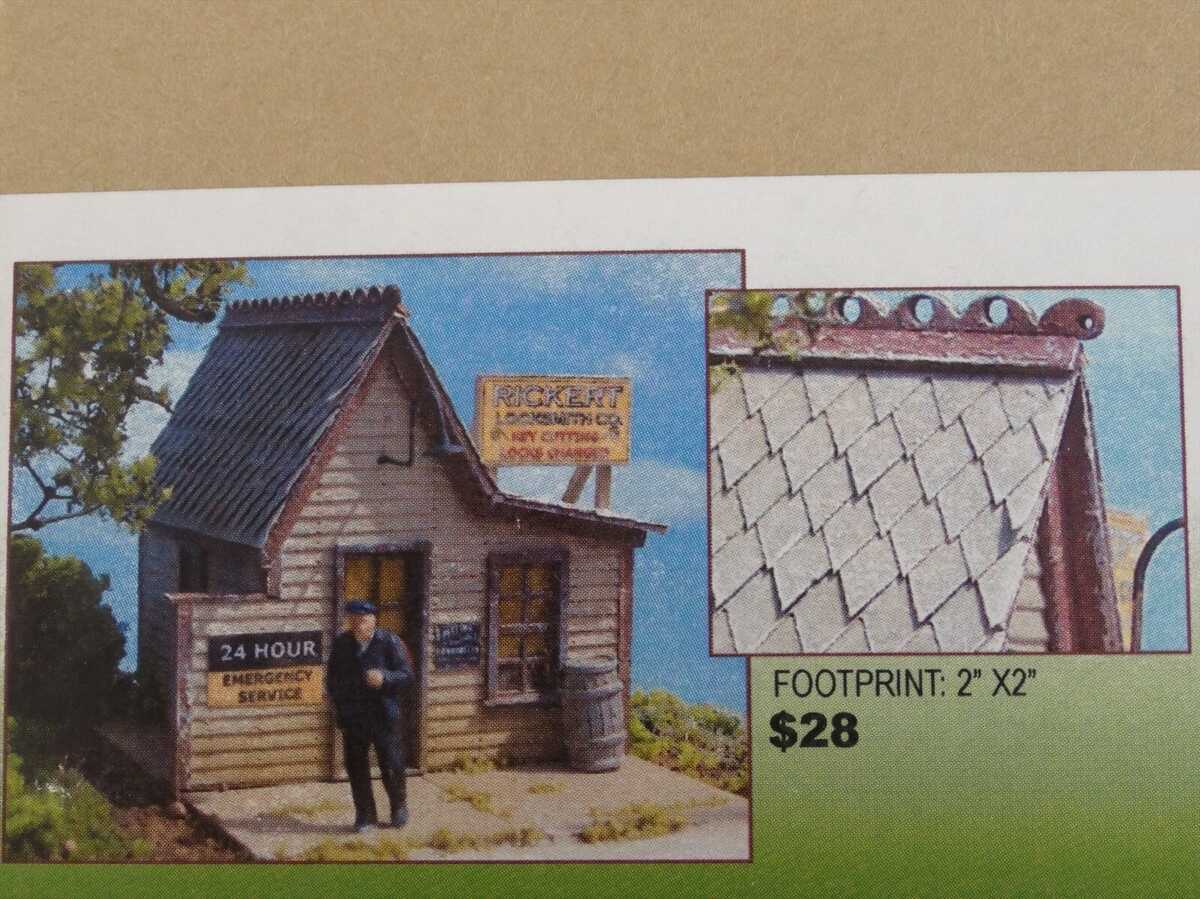 FOS Scale Limited QK9 HO Rickert Locksmith Company Craftsman Building Kit