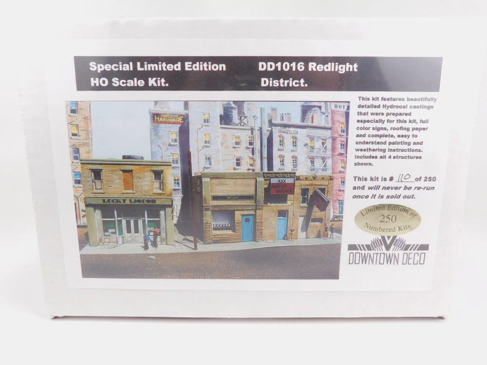 Downtown Deco DD1016 HO Redlight District Limited Edition Model Building Kit
