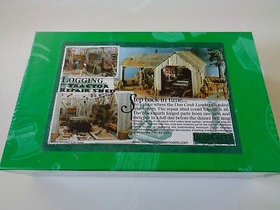 Sierra West 203 HO Logging and Tractor Repair Shed Limited Edition Building Kit