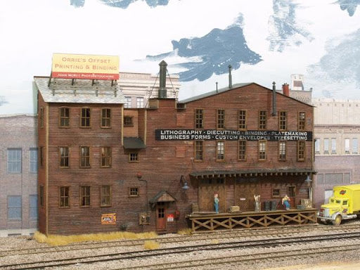 FOS Scale Limited 60 HO Scale Forley & Co. Lithographers Building Kit
