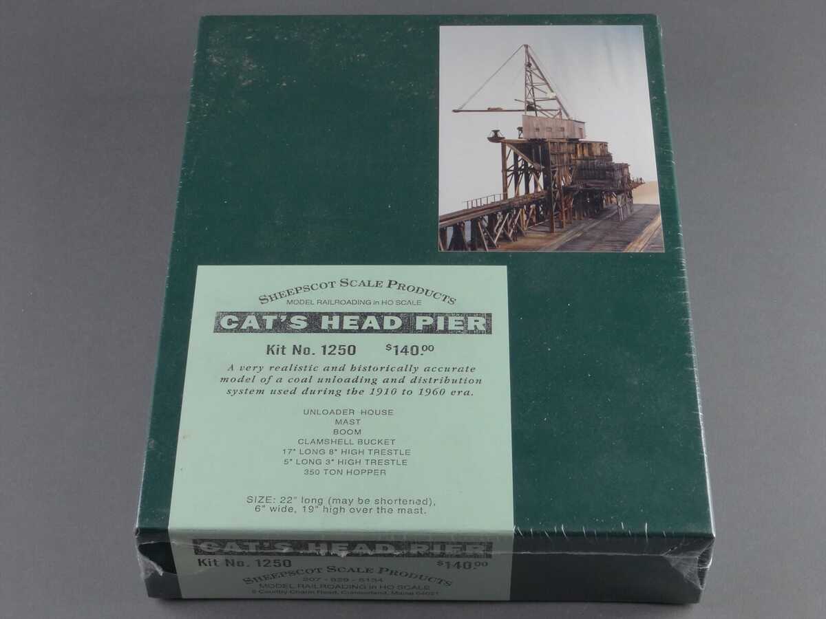 Sheepscot Scale Products 1250 HO Scale Cat's Head Pier Building Kit