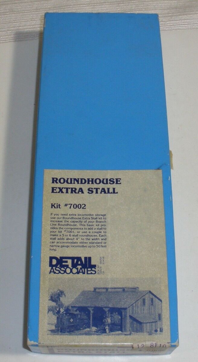 Detail Associates 7002 HO Roundhouse Extra Stall Model Building Kit