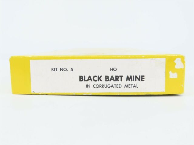 California Model Co 5 HO Black Mart Mine Model  Building Kit