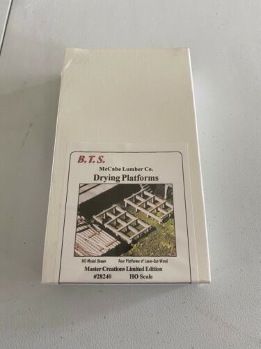 BTS 28240 HO McCable Lumber Co. Drying Platforms Building Kit