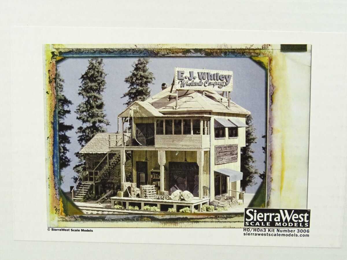 Sierra West 3006 HO Scale E.J. Whiley Wholesale Company Building Kit