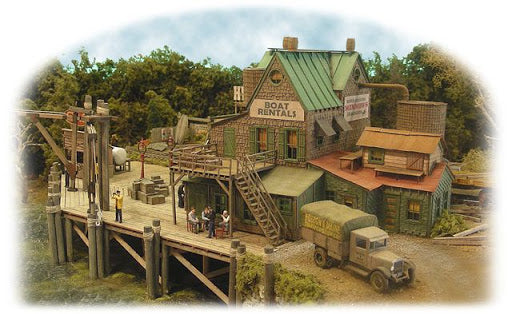 Bar Mills HO Hunch Landing Model Building Kit