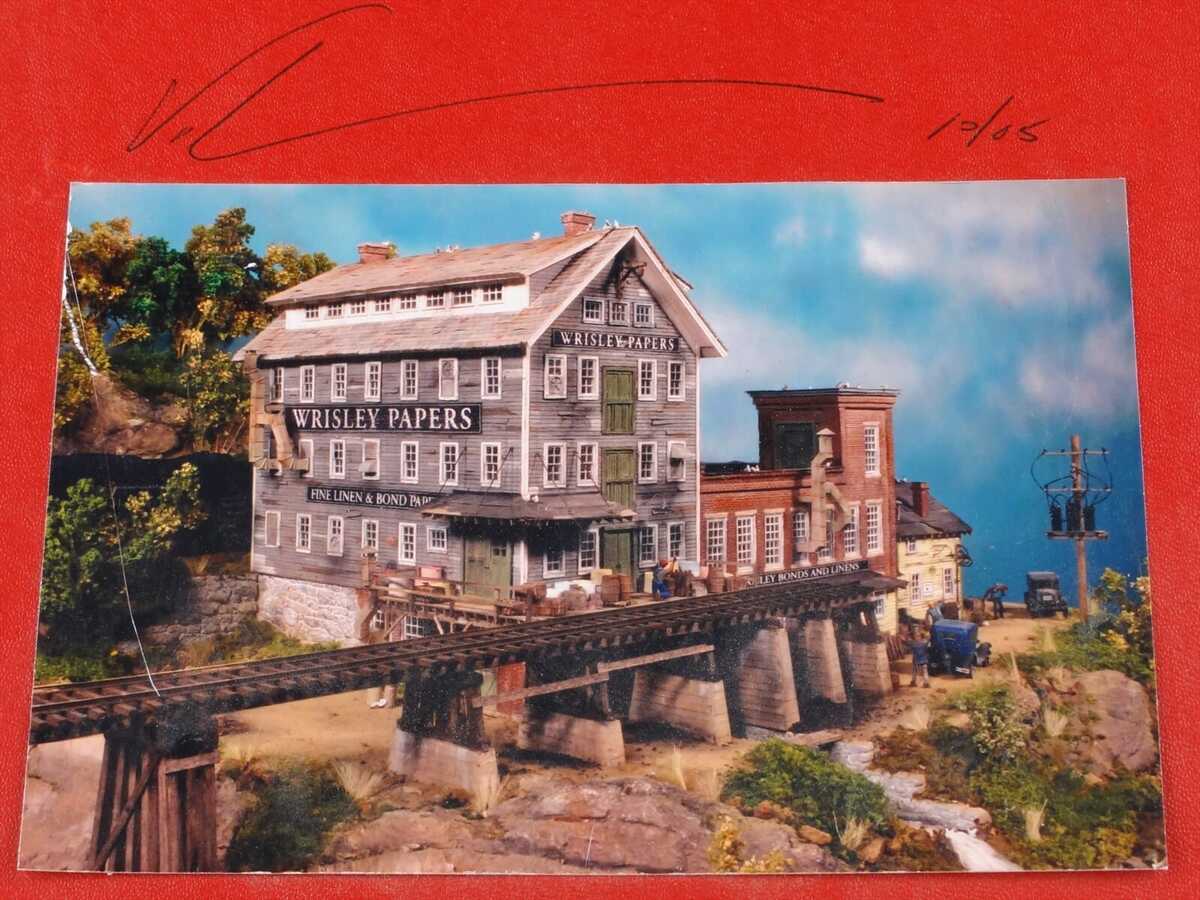 South River Model Works 280 HO Scale Wooden Wrisley Papers Building Kit