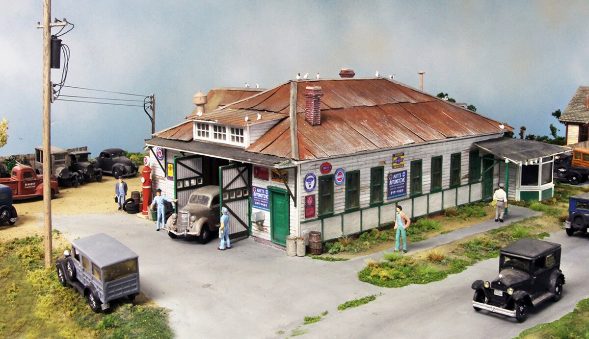South River Model Works 380 HO Scale Hilltown Entrepreneurs Building Kit