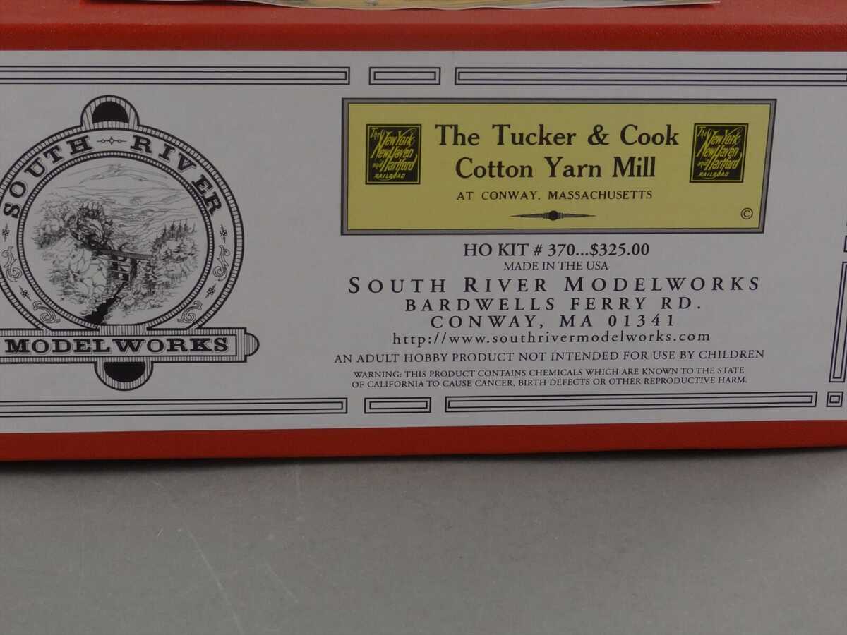 South River Model Works 370 HO The Tucker & Cook Cotton Yarn Mill Building Kit