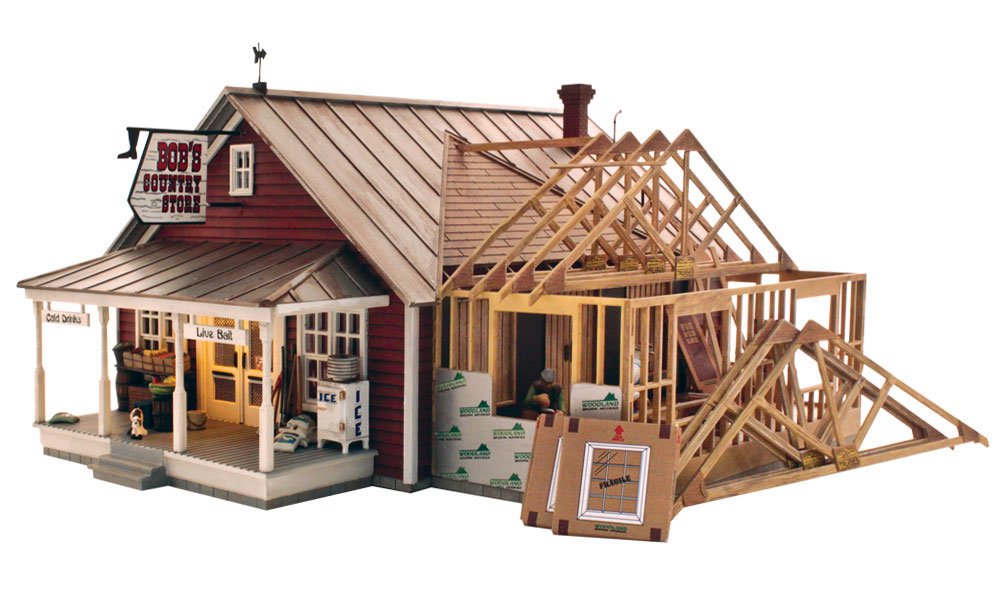 Woodland Scenics BR5825 O Mernards Country Store Build Up Kit