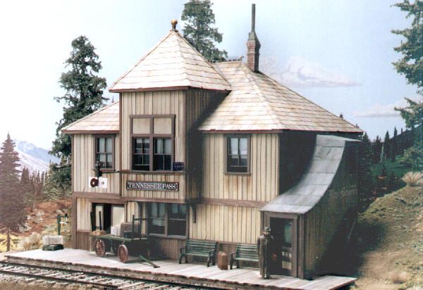 Builders-in-Scale 7 HO Scale Tennessee Pass Depot Limited Run Building Kit