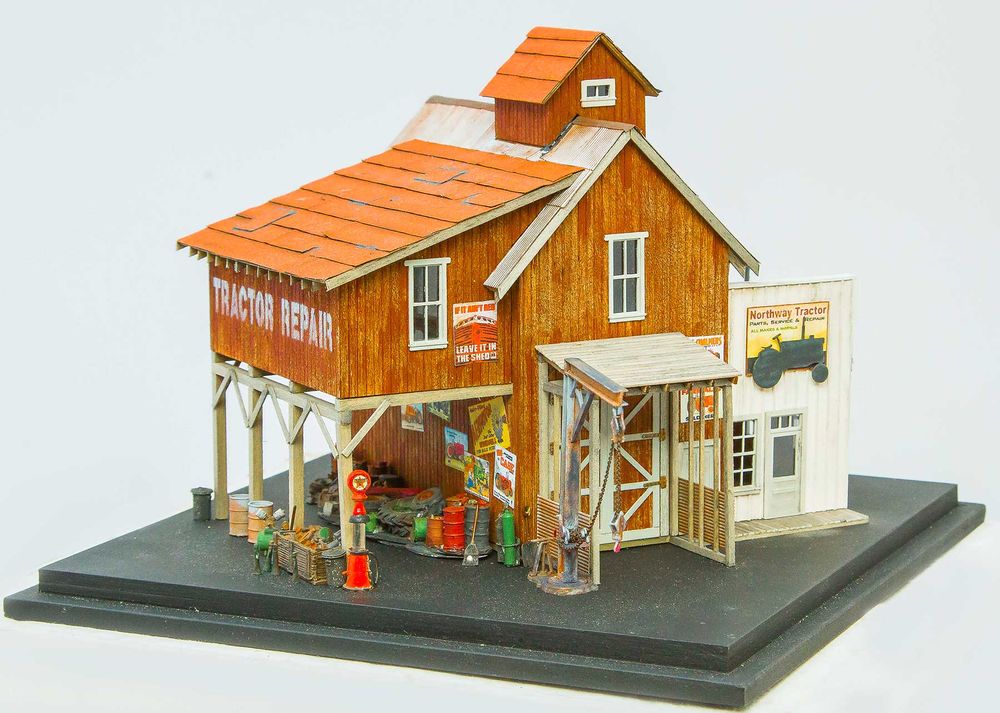 Mt. Albert K-10 HO Scale Northway Tractor Repair Limited Edition Building Kit