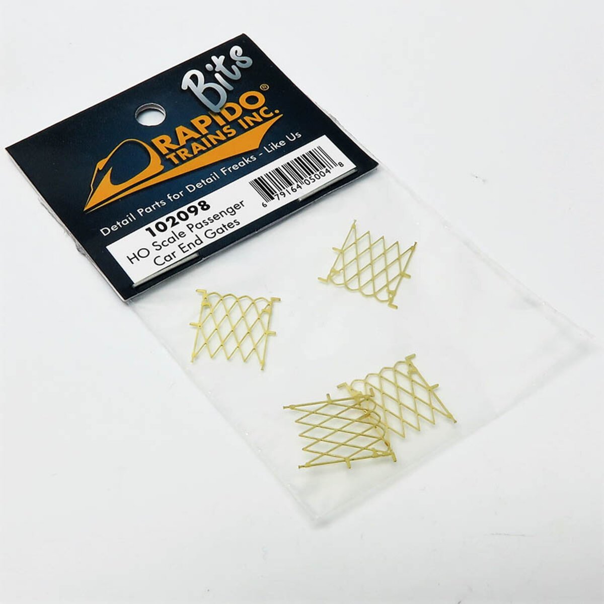 Rapido Trains 102098 HO Passenger Car End Gates (Pack of 4)