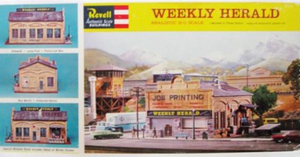 Revell T-9038 HO Scale Weekley Herald Building Kit