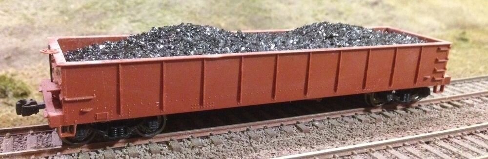 F+N Models 81410 HO Bowser 40' Gondola Coal Load (Pack of 2)