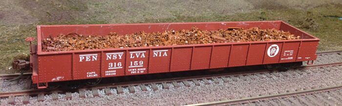 F+N Models 81719 HO Walthers 46' Gondola Scrap Metal Load