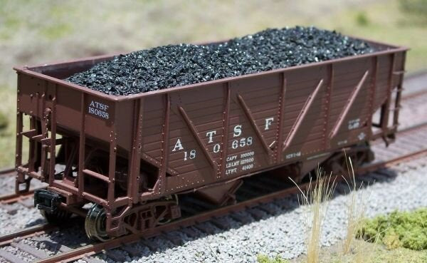 F+N Models 81722 HO Walthers 2-Bay Hopper Coal Load (Pack of 2)