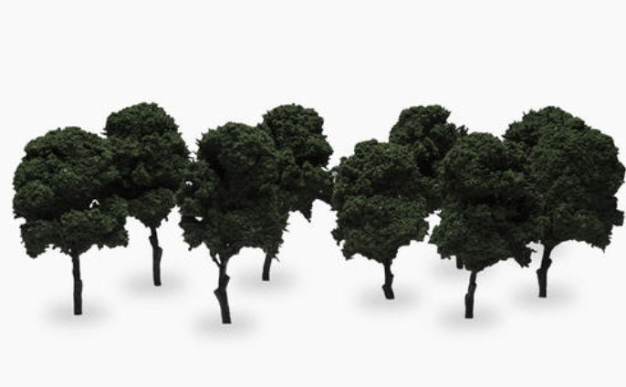Menards 279-3094 O Gauge Deciduous Trees (Pack of 9)