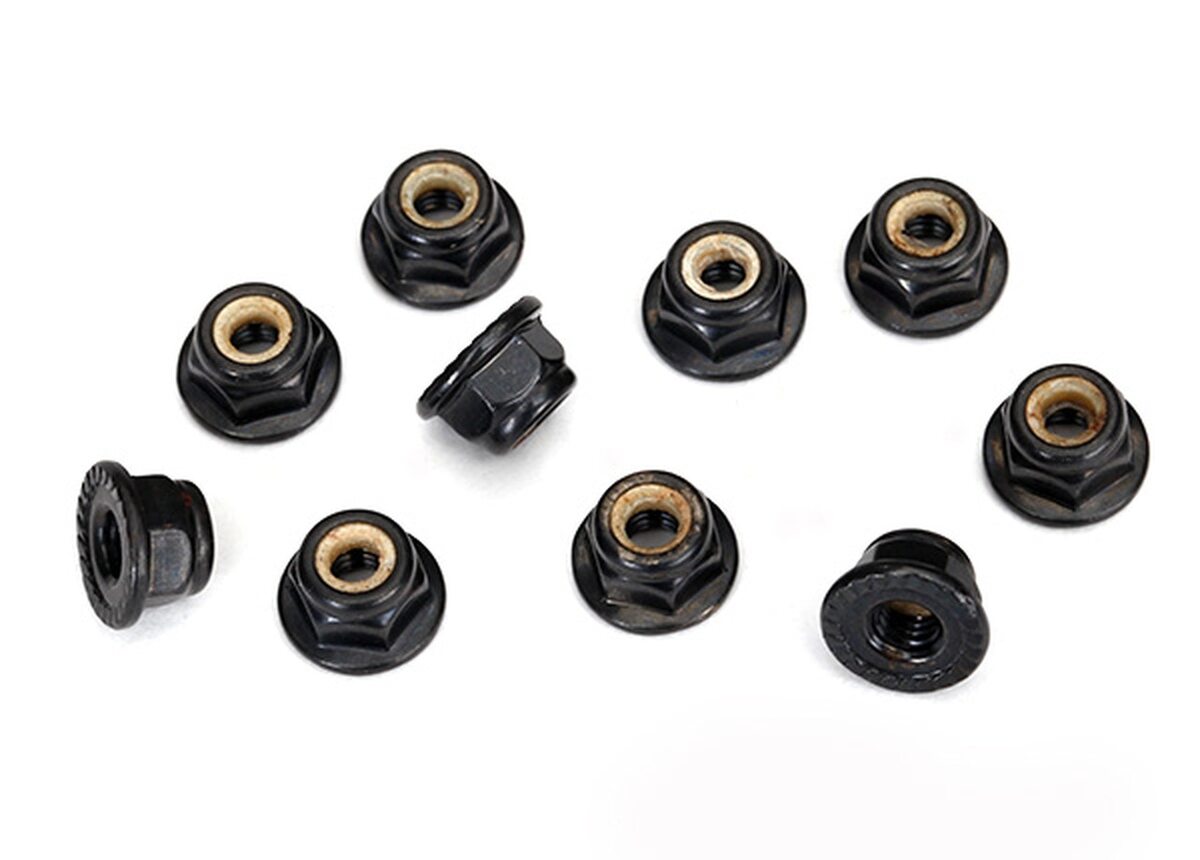 Traxxas 8347 4mm Nuts Flanged Nylon Locking