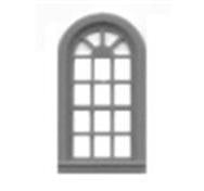 Tichy 8047 Round Top Window 30" Wide 54" High