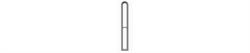 Tichy 8073 HO Narrow Round Top Window