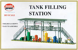 Model Power 309 HO Scale Tank Filling Station Building Kit
