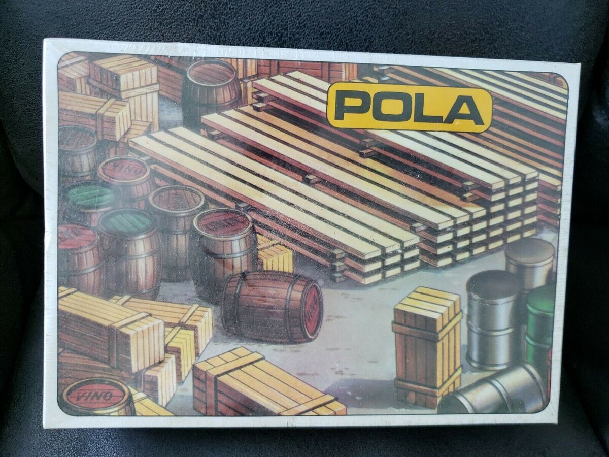 Pola 293 N Scale Crates And Drums Set