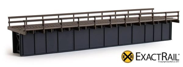 Exact Rail EE-9801-1 1:87 Scale Black 72' Plate Girder Bridge