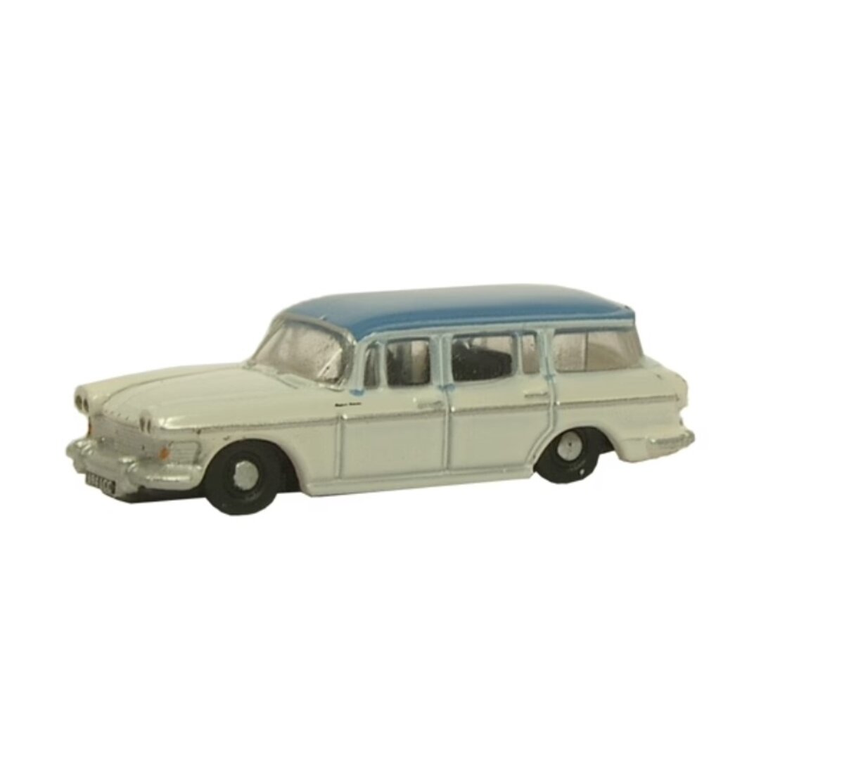 Oxford Diecast NSS005 White/Black Humber Super Snipe Stationwagon Car
