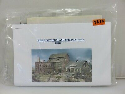 Railway Design Associates HO214 Ho Scale H&M Toothpick and Spindle Building Kit