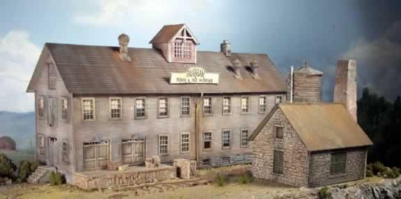 Railway Design Associates HO Scale Durhams Tool and Die Building Kit
