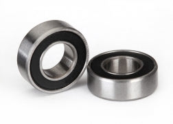 Traxxas 5117A Ball bearings, black rubber sealed (6x12x4mm) (2)