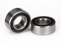 Traxxas 5115A Ball bearings, black rubber sealed (5x10x4mm) (2)