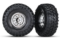 Traxxas 8177  Tires and wheels, assembled, glued
