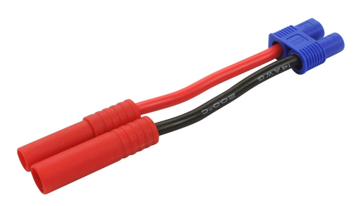 Common Sense RC EC3F2HXT4 EC3 Female to HXT 4mm Conversion Adapter