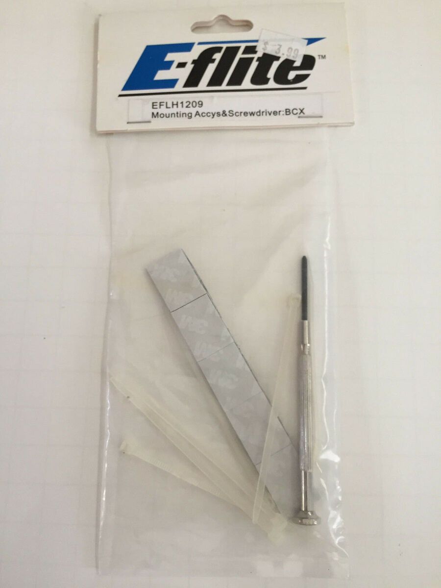Blade E-flite 1209 Mounting Accys & Screwdriver : BCX