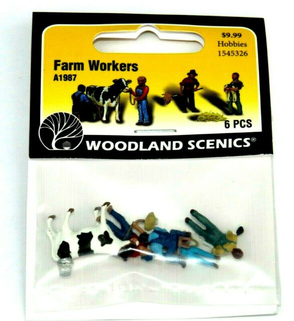 Woodland Scenics A1987 HO Farm Workers