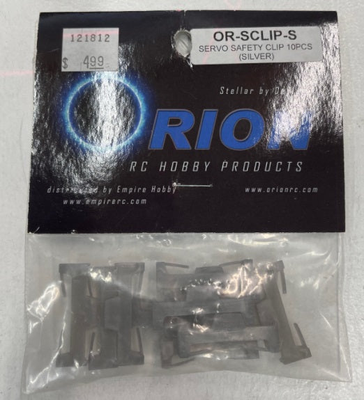 Orion OR-SCLIP-S Servo Saftey Clip (10) Silver