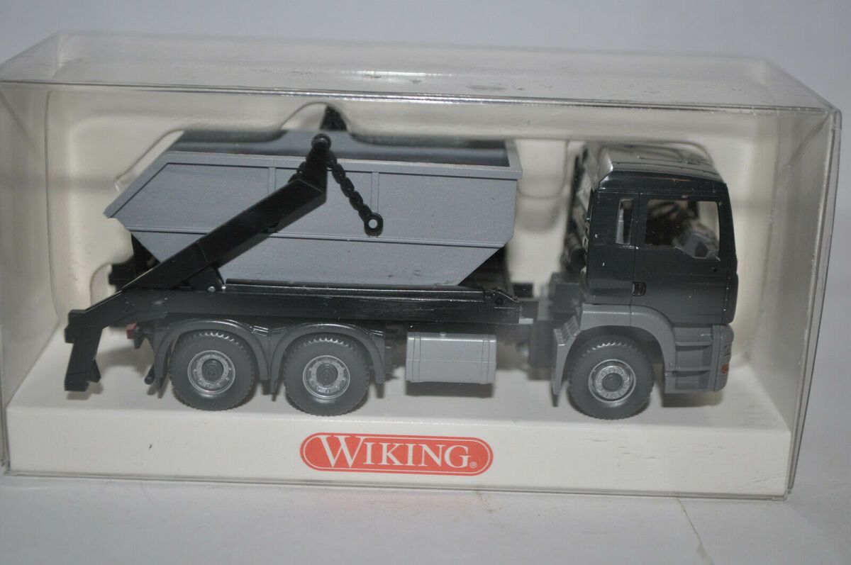 Wiking 6790232 HO Absetzkipper (MAN TG-A M) Grey and Black
