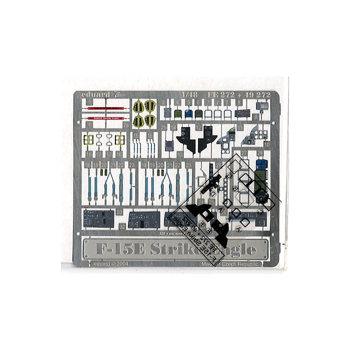 Eduard 272 1:48 F-15E Strike Eagle Interior for Hasegawa Aircraft Detail Parts