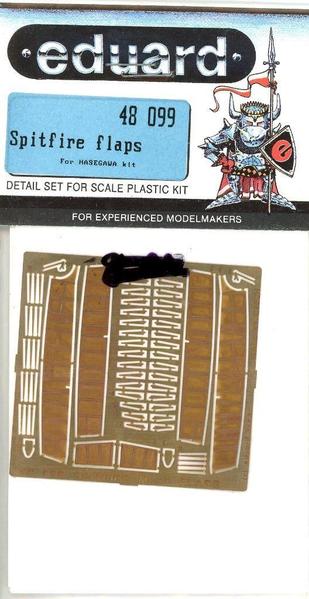Eduard 48099 Spitfire Flaps for HasegawaMilitary Aircraft Detail Parts
