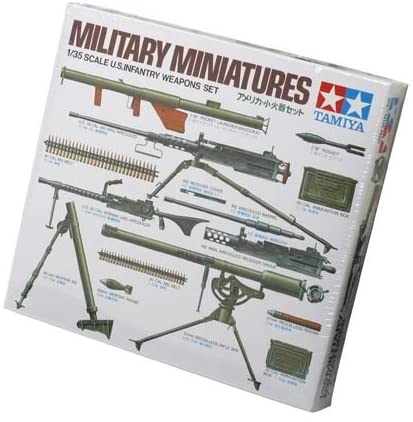 Tamiya 3621 1:35 Military Miniatures U.S. Infantry Weapons Set