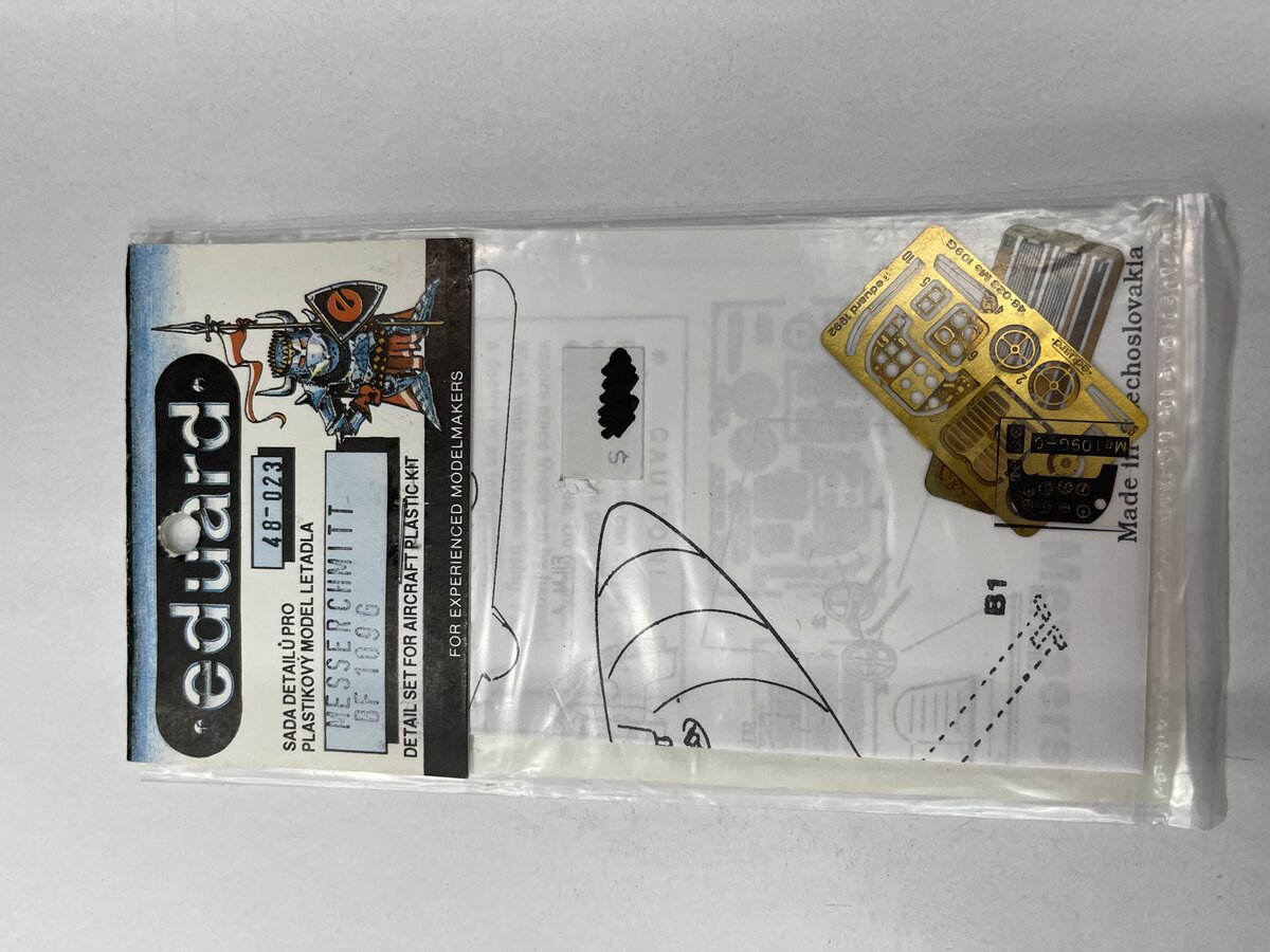 Eduard 48-023 Messerchmitt BF-109G Aircraft Kit Detail Parts