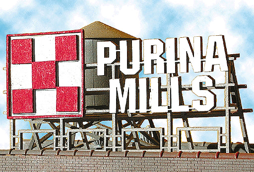 Bar Mills 93102 HO-O Purina Mills Billboard
