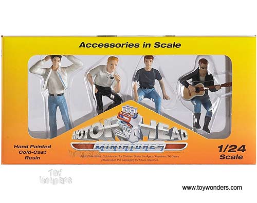 Motorhead Miniatures 948 1:24 Hot Rodders Figure Pack