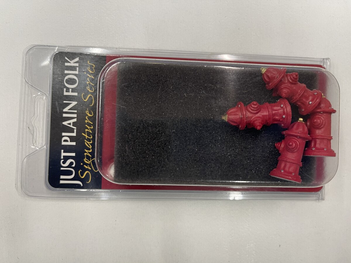 Just Plain Folk 556 G Scale 4 Fire Hudrants